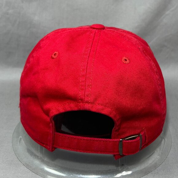 Rainier Beer American Needle Strapback Hat Red Slouch Adjustable USA Dad Mens - Picture 3 of 16